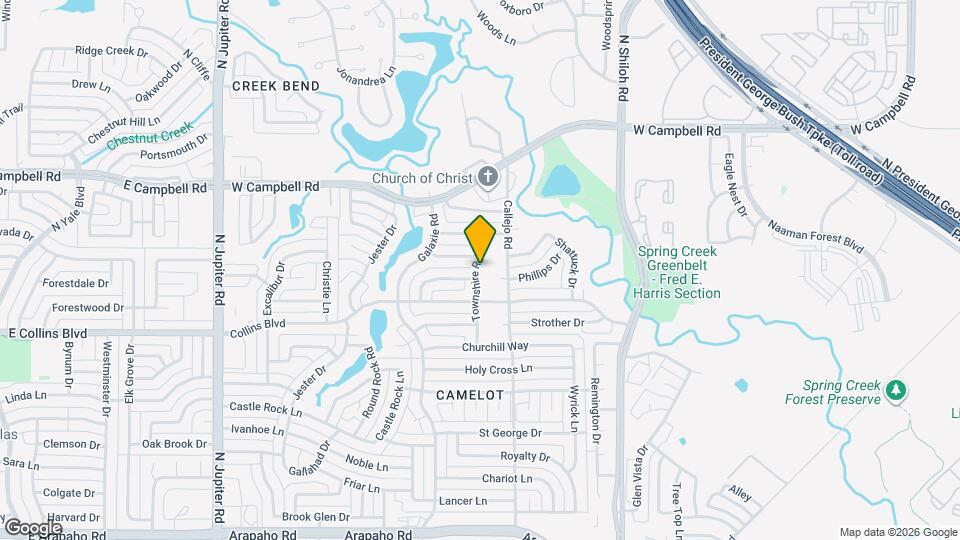 5818 Townshire Rd Map and Location Details