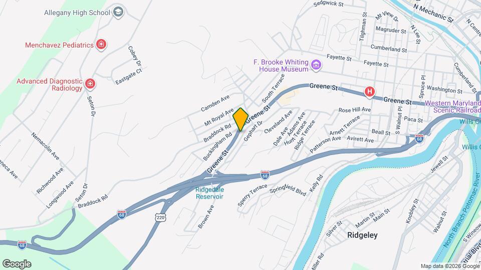 822 Greene St Map and Location Details