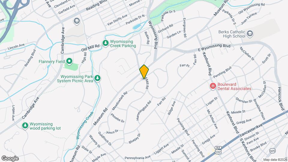 1212 Old Mill Rd Mapa y Detalles de la Ubicación