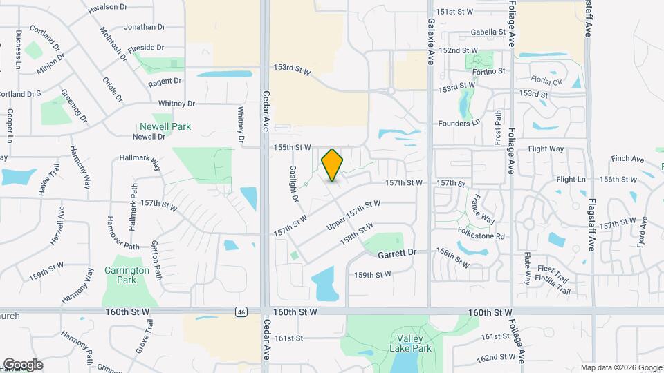 15644 Garrett Dr Map and Location Details