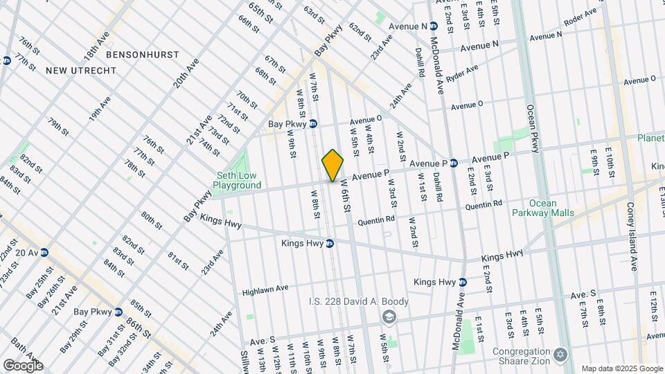 1601 W 7th St Map and Location Details