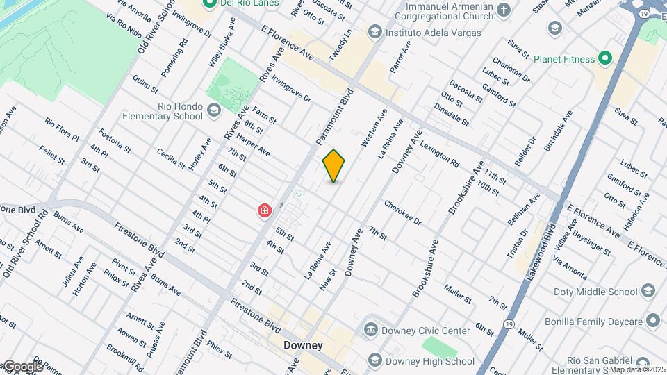 10527 Western Ave Mapa y Detalles de la Ubicación