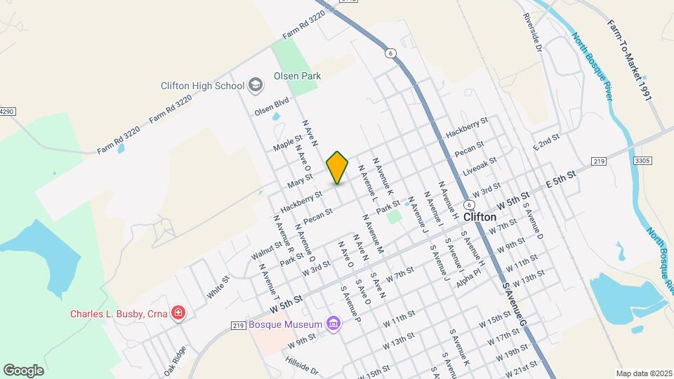 527 N Avenue Y Map and Location Details