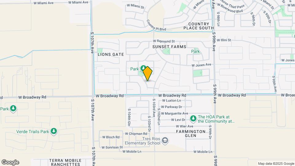 10355 W Wood St Map and Location Details