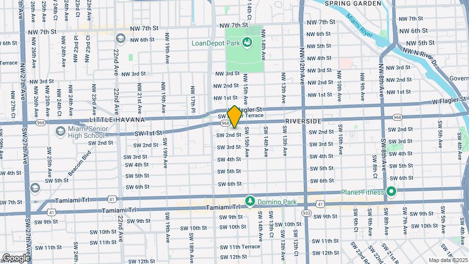 1553 SW 2ND Street Map and Location Details