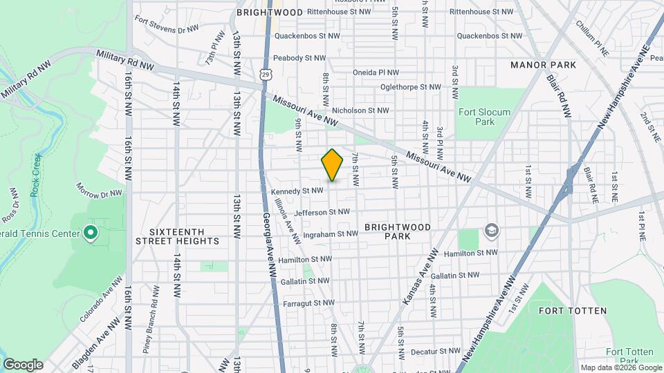 5501 8th St NW Map and Location Details