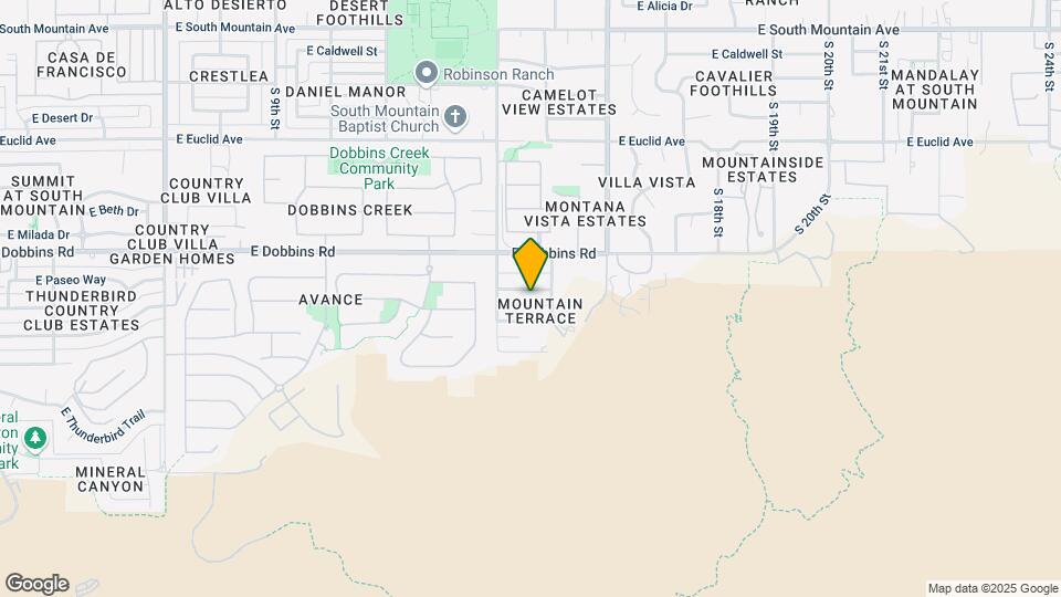 1427 E Paseo Way Map and Location Details