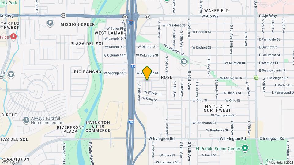 4501 S 18th Ave Map and Location Details