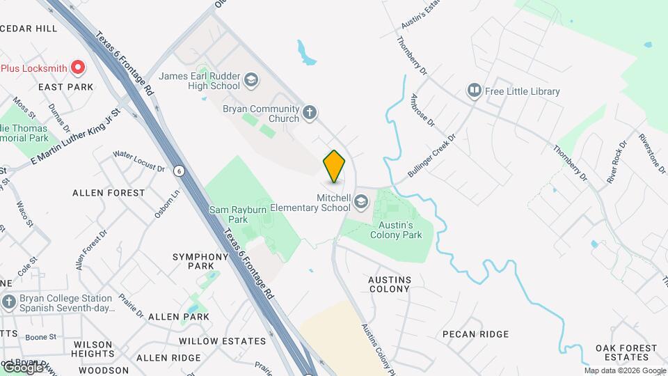 4406 Colony Chase Dr Mapa y Detalles de la Ubicación