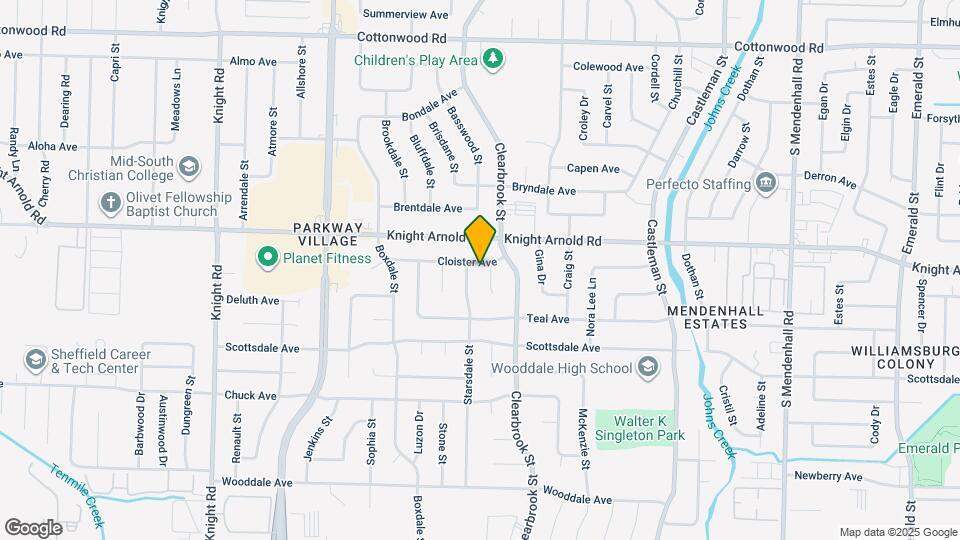 4931 Cloister Ave Map and Location Details