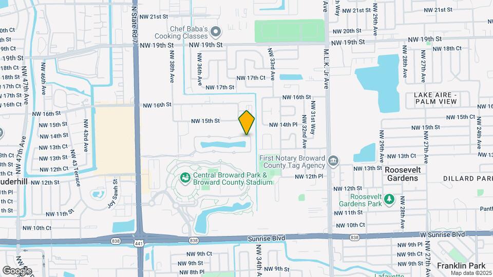 3416 NW 14th Ct Map and Location Details