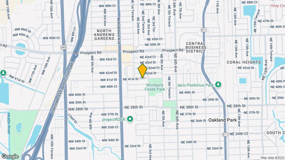 258 NE 41st St Map and Location Details