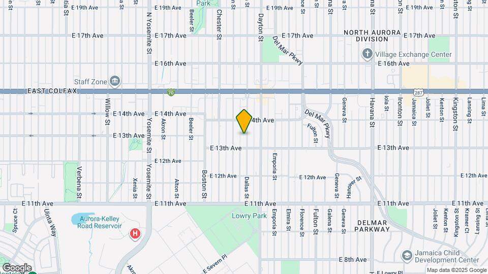 1335 Dallas St Map and Location Details