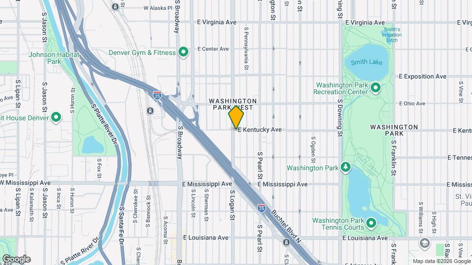 410 E Kentucky Ave Map and Location Details