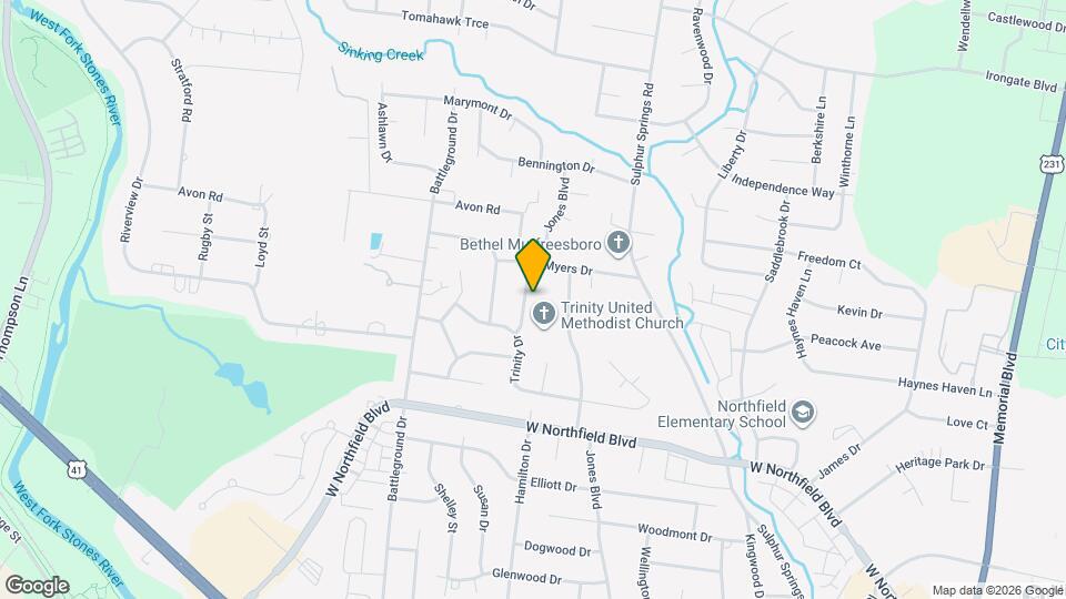 2320 Tinnell Ct Map and Location Details