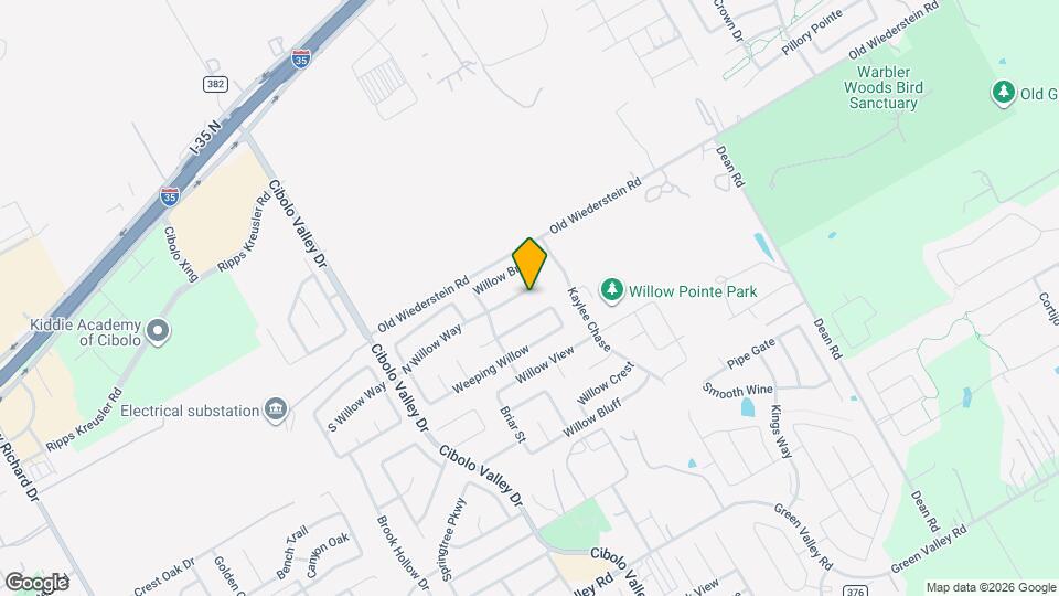 233 N Willow Way Map and Location Details