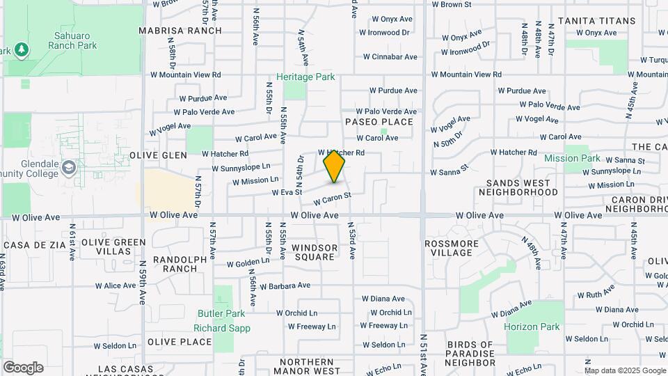 5333 W Eva St Map and Location Details