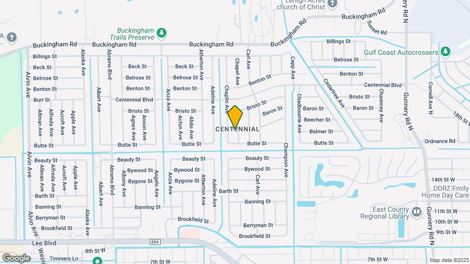 1009 Chapel Ave Mapa y Detalles de la Ubicación
