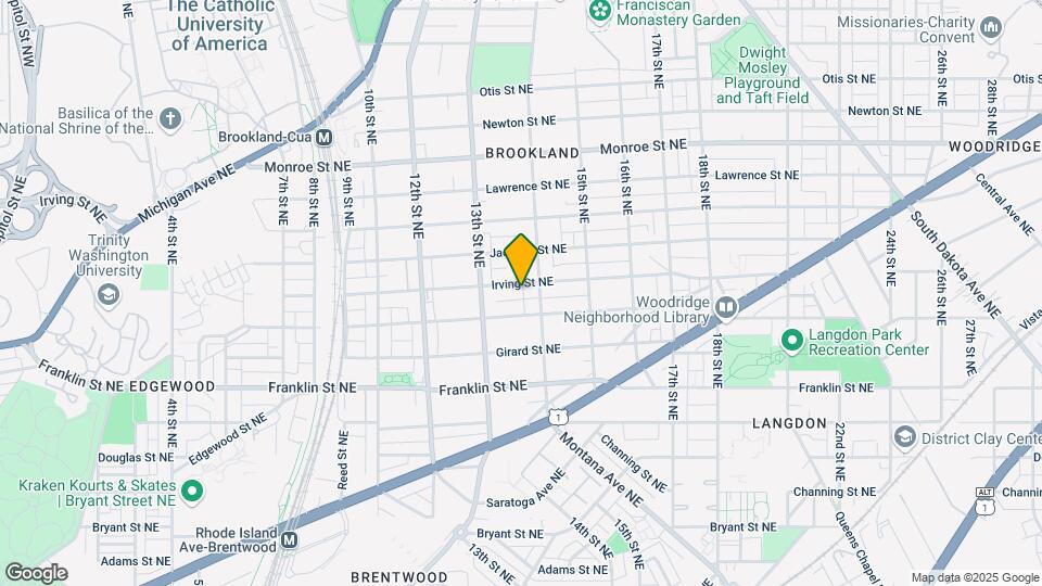 1339 Irving St NE Map and Location Details