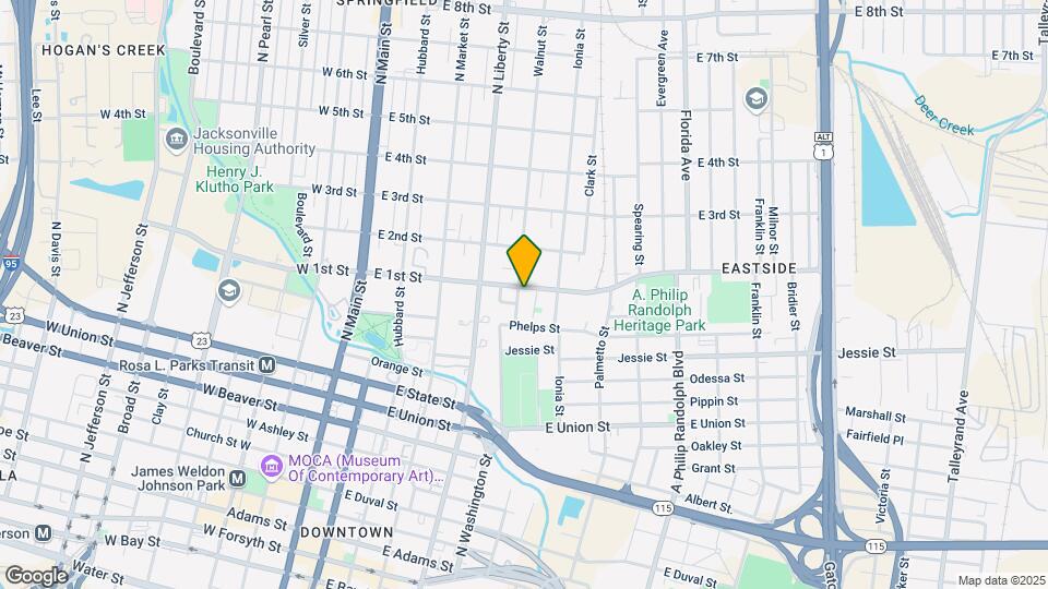1043 Walnut St Mapa y Detalles de la Ubicación