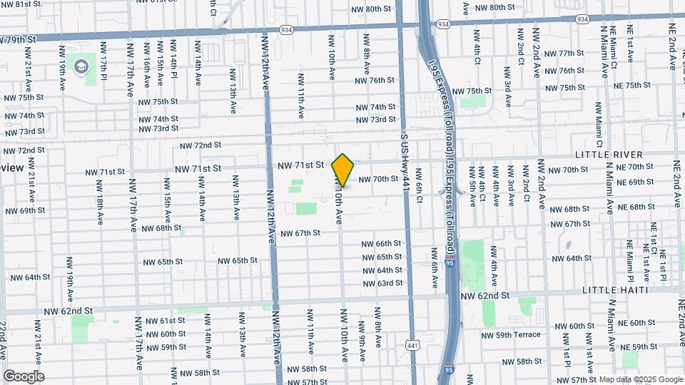 925 NW 69th St Map and Location Details