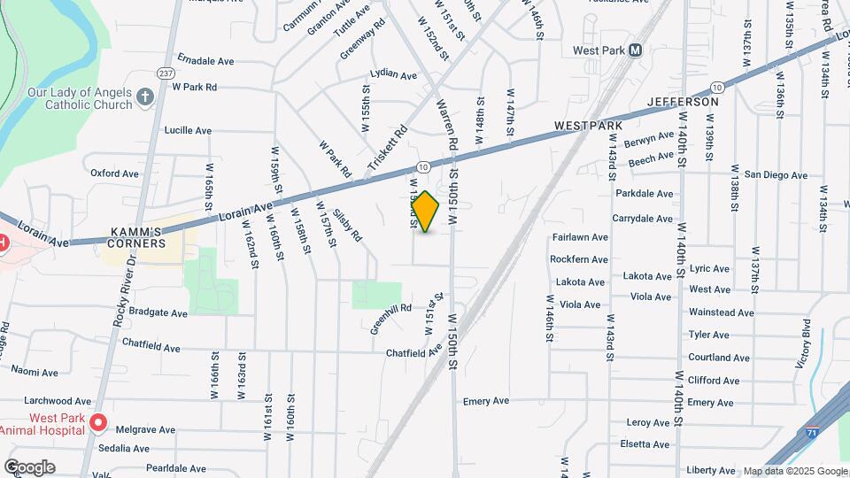 3833-3837 W 152nd St Map and Location Details