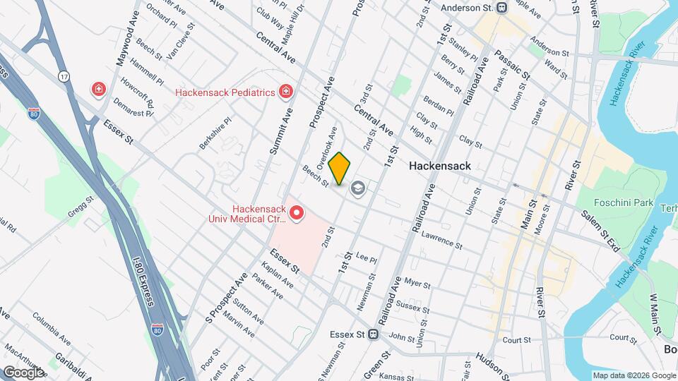 260-278 Beech St Mapa y Detalles de la Ubicación