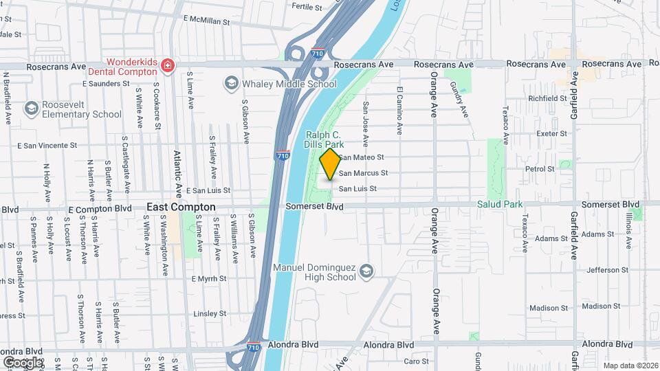 6459 San Luis St, Unit APARTMENT Map and Location Details