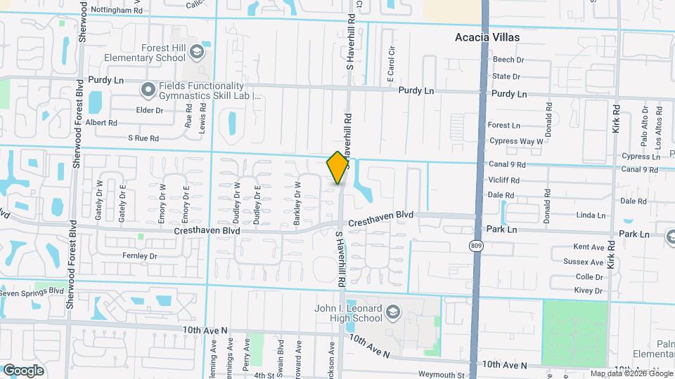2630 Barkley Dr E Map and Location Details
