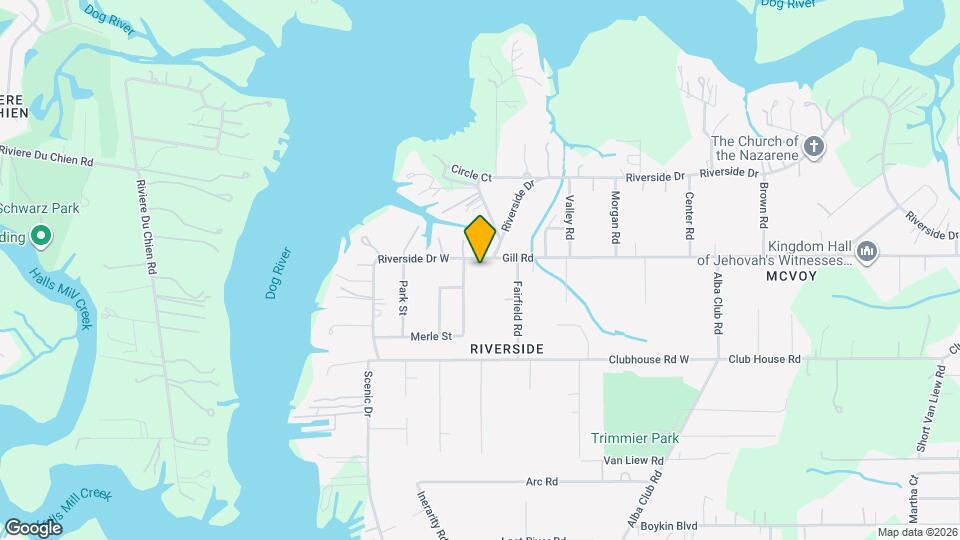 2905 Riverside Dr Map and Location Details