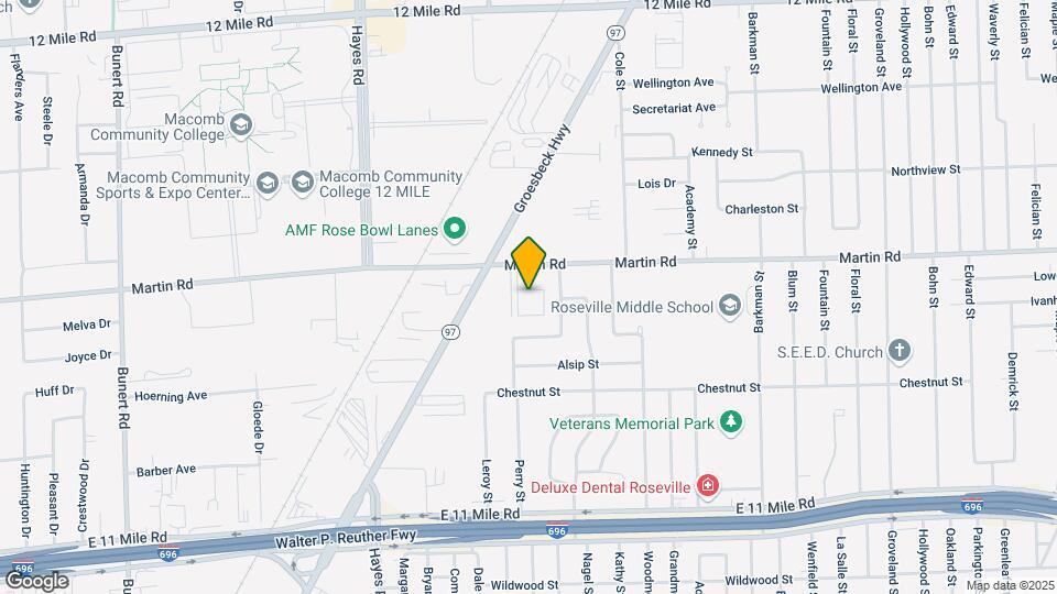 15876 Orchard Ln Map and Location Details