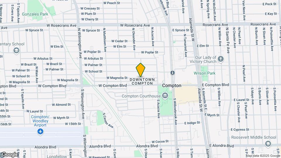 400 W Magnolia St Map and Location Details
