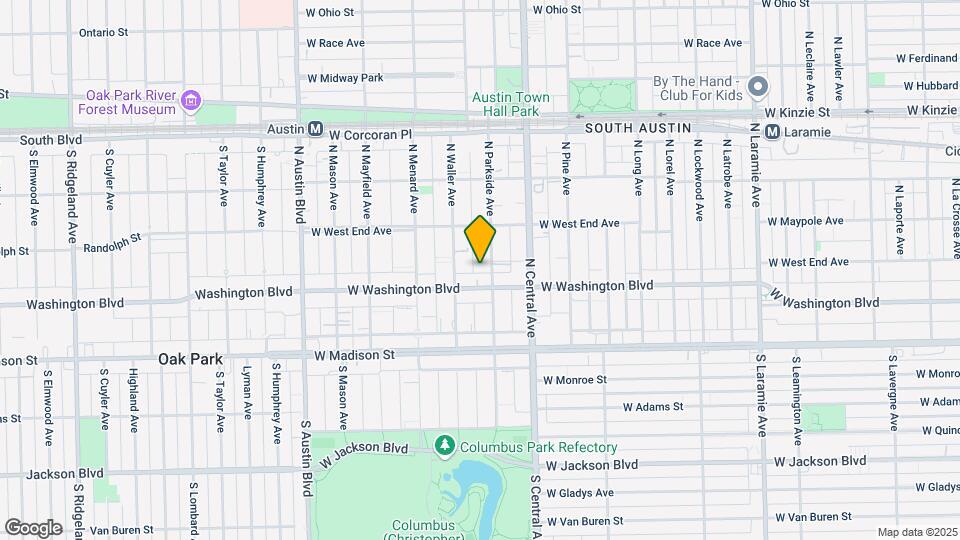 114 N Parkside Ave Map and Location Details