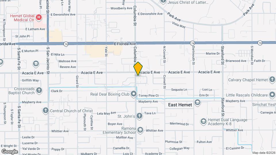 41029 Alder Ave Map and Location Details