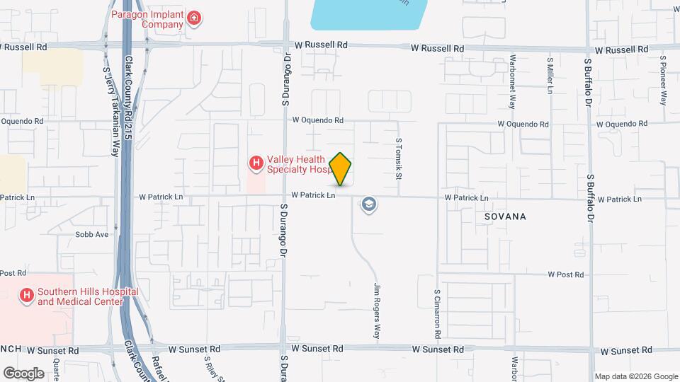 8445 Montana Stream Ave Map and Location Details