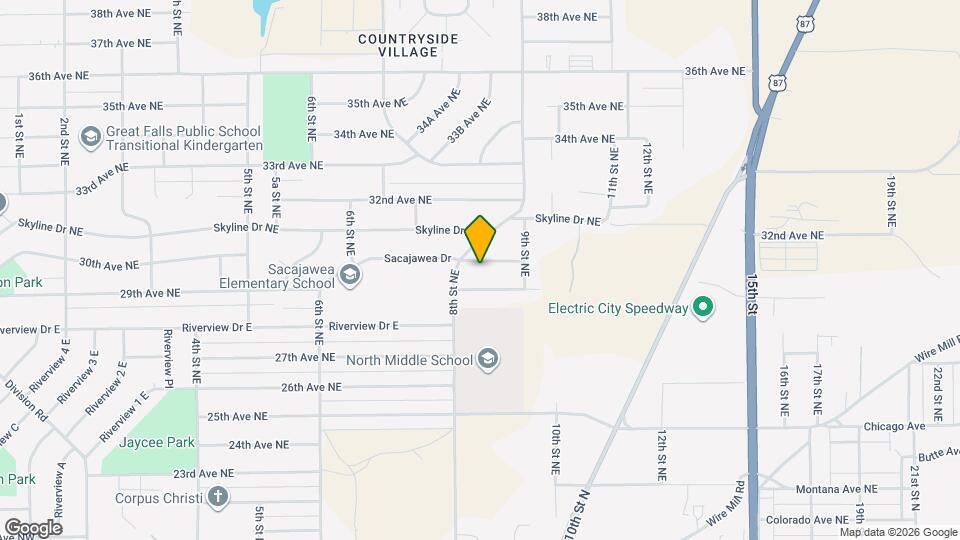 812 Sacajawea Dr Mapa y Detalles de la Ubicación