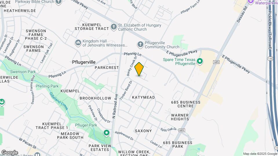 1305 Bear Peak Ln Map and Location Details