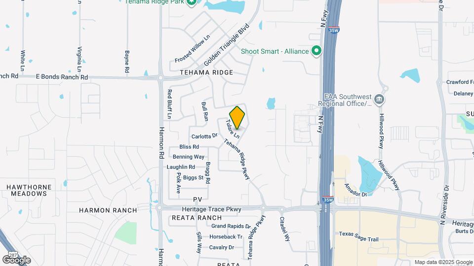 10008 Tulare Ln Map and Location Details