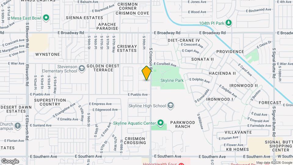 9949 E Diamond Ave Map and Location Details