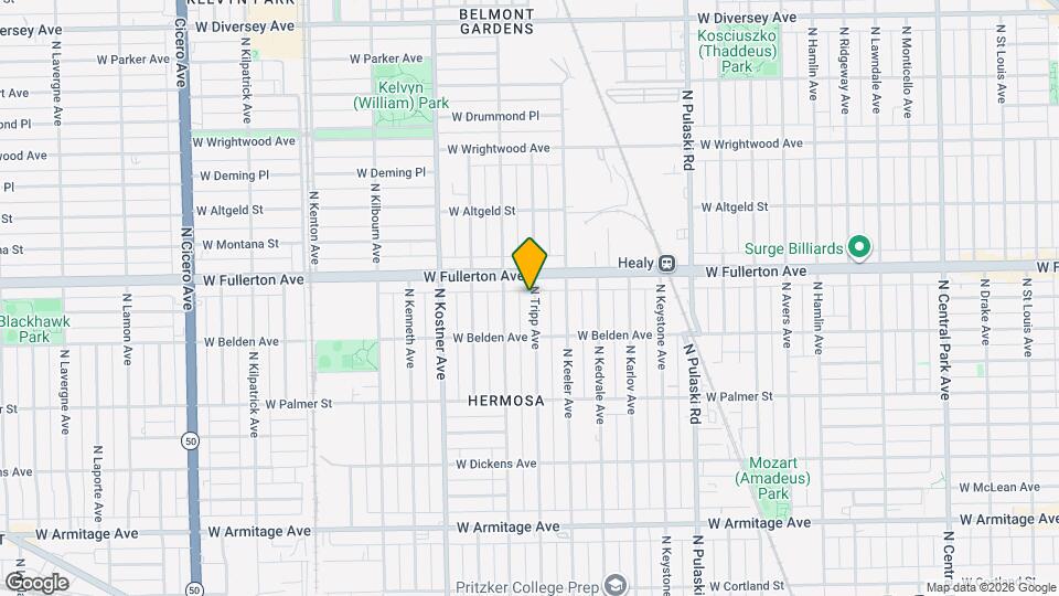 2340 N Tripp Ave Map and Location Details