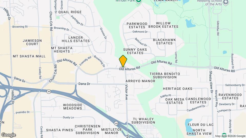 1230 Old Alturas Rd Map and Location Details