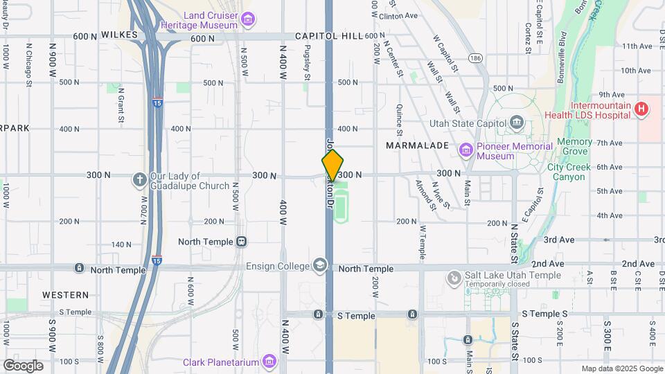 230-232 W 300 N Map and Location Details