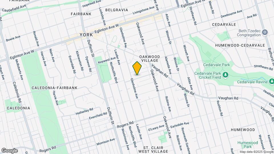 50 Amherst Av Map and Location Details