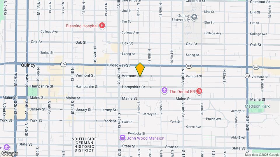 226 N 14th St Map and Location Details