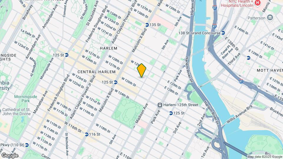 5 W 127th St Map and Location Details