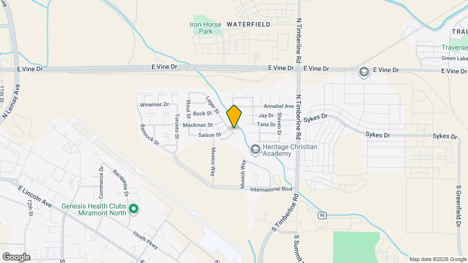 380 Pint St Map and Location Details