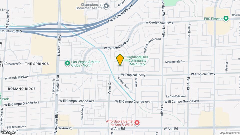 6030 Blue Autumn St Map and Location Details