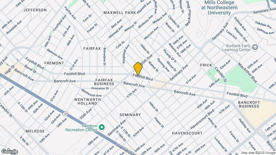 5549 Foothill Blvd Map and Location Details