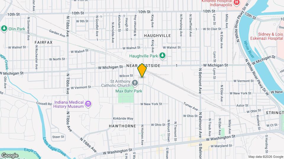420 N Holmes Ave Map and Location Details