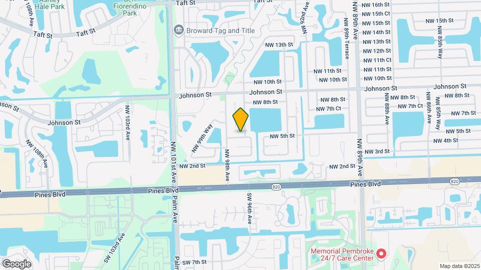 9641 NW 5th St Map and Location Details